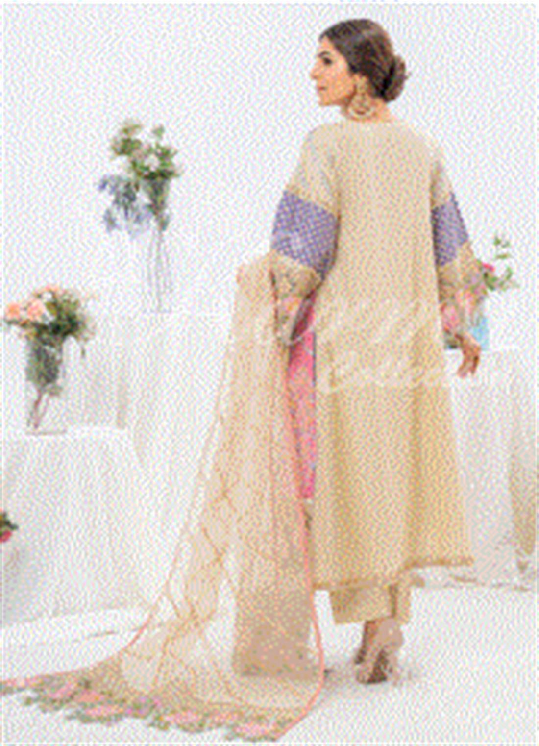 Pakistani Designer Karma 3 piece stitched women suit