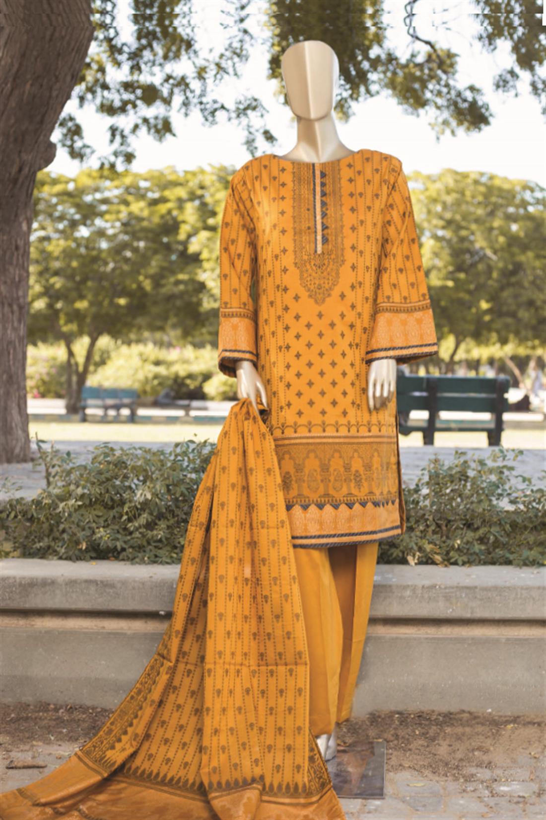 Bin Saeed 3 Piece Stitched