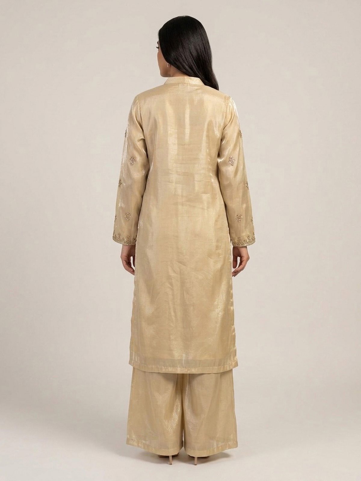 3pc premium embroidery dress with embroided dupatta and plazo