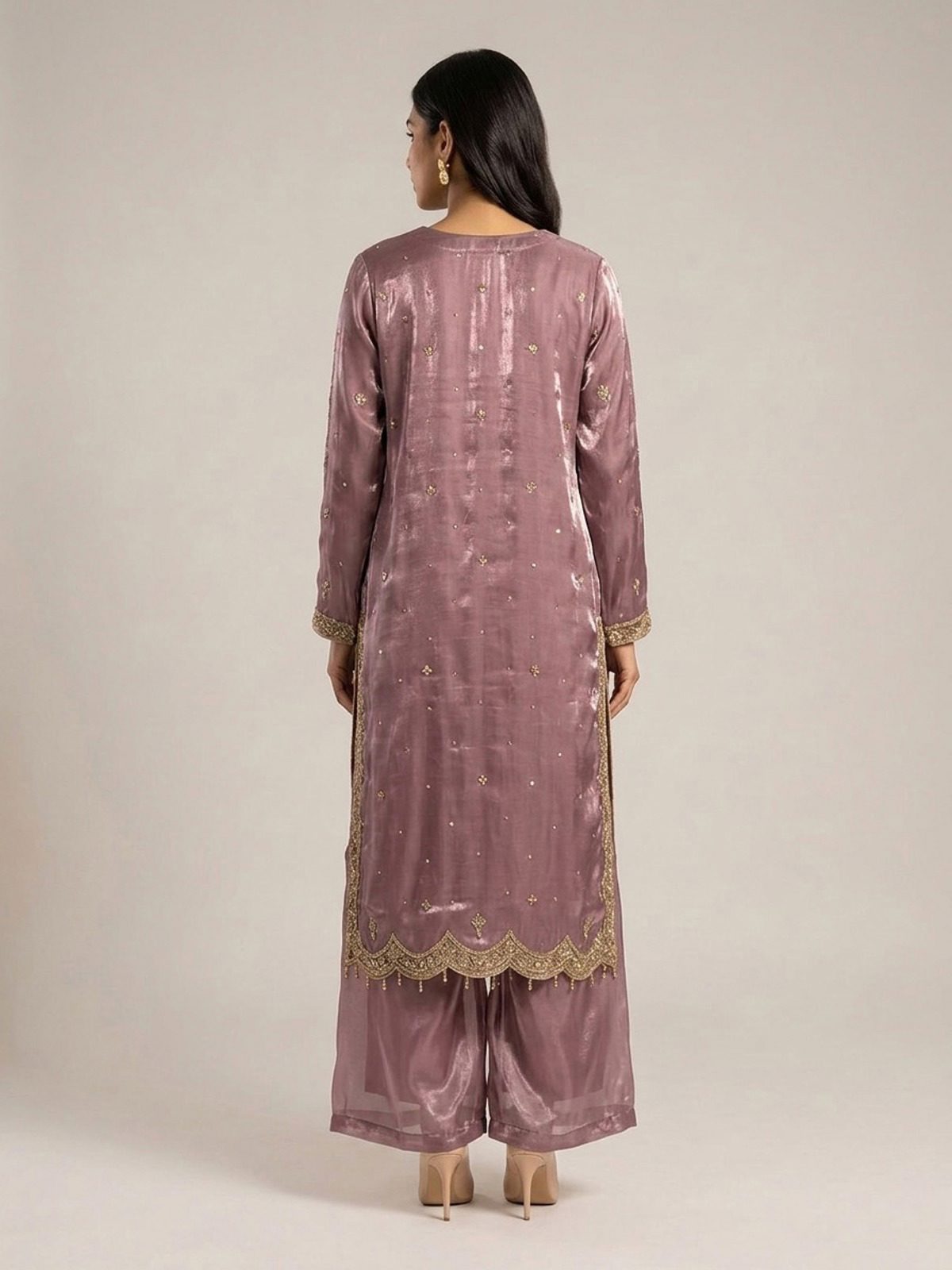 3pc premium embroidery dress with dupatta and plazo