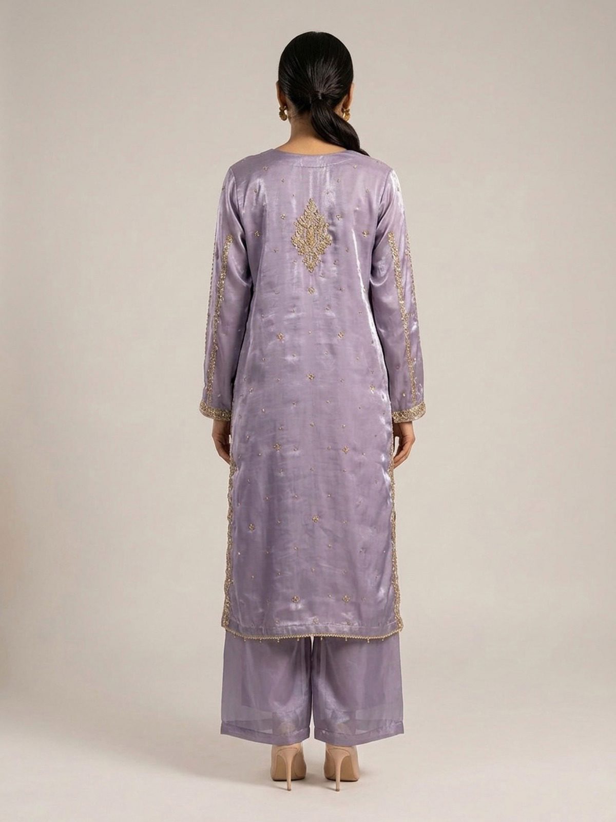 3pc premium embroidery dress with dupatta and plazo