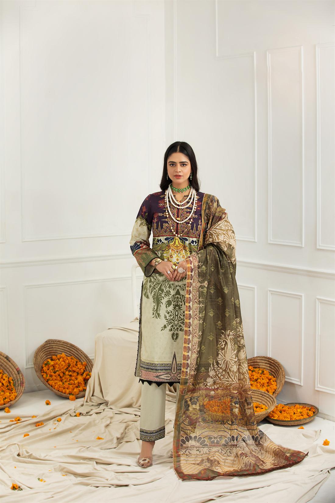 Pakistani Designer stitched women suit