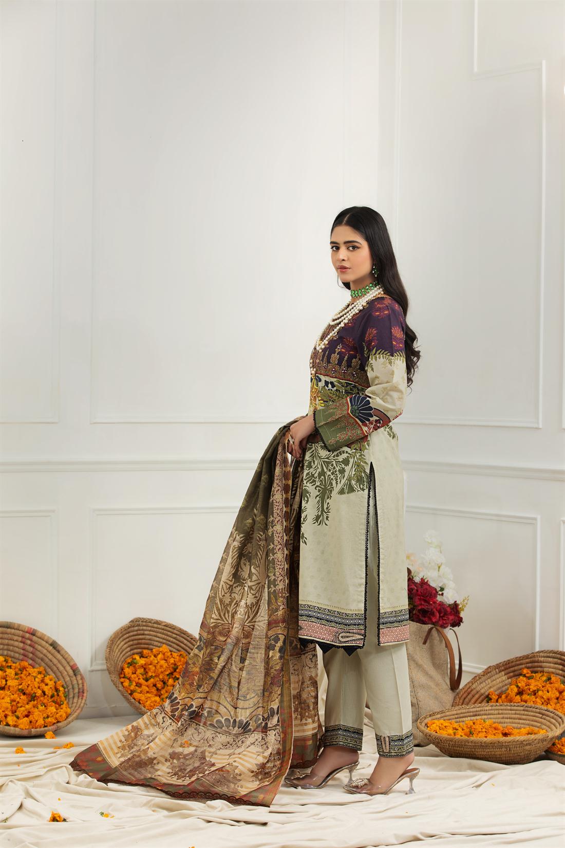 Pakistani Designer stitched women suit
