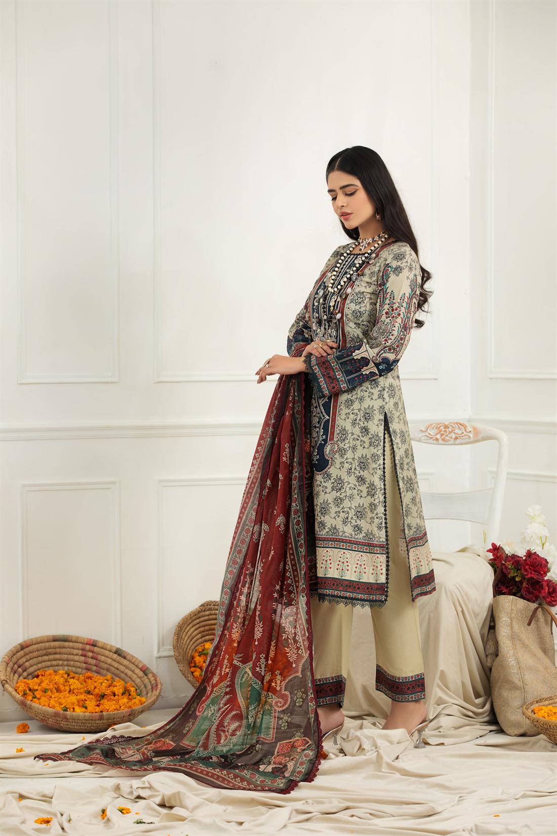 Pakistani Designer stitched women suit