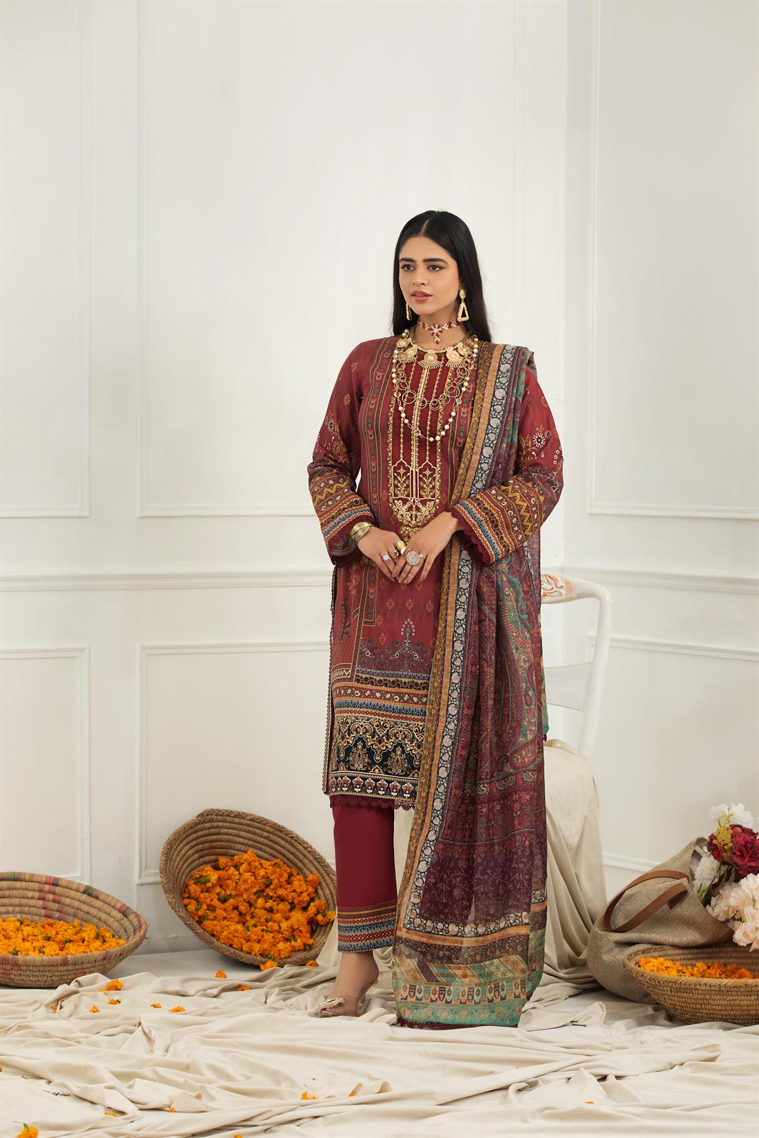 Pakistani Designer stitched women suit