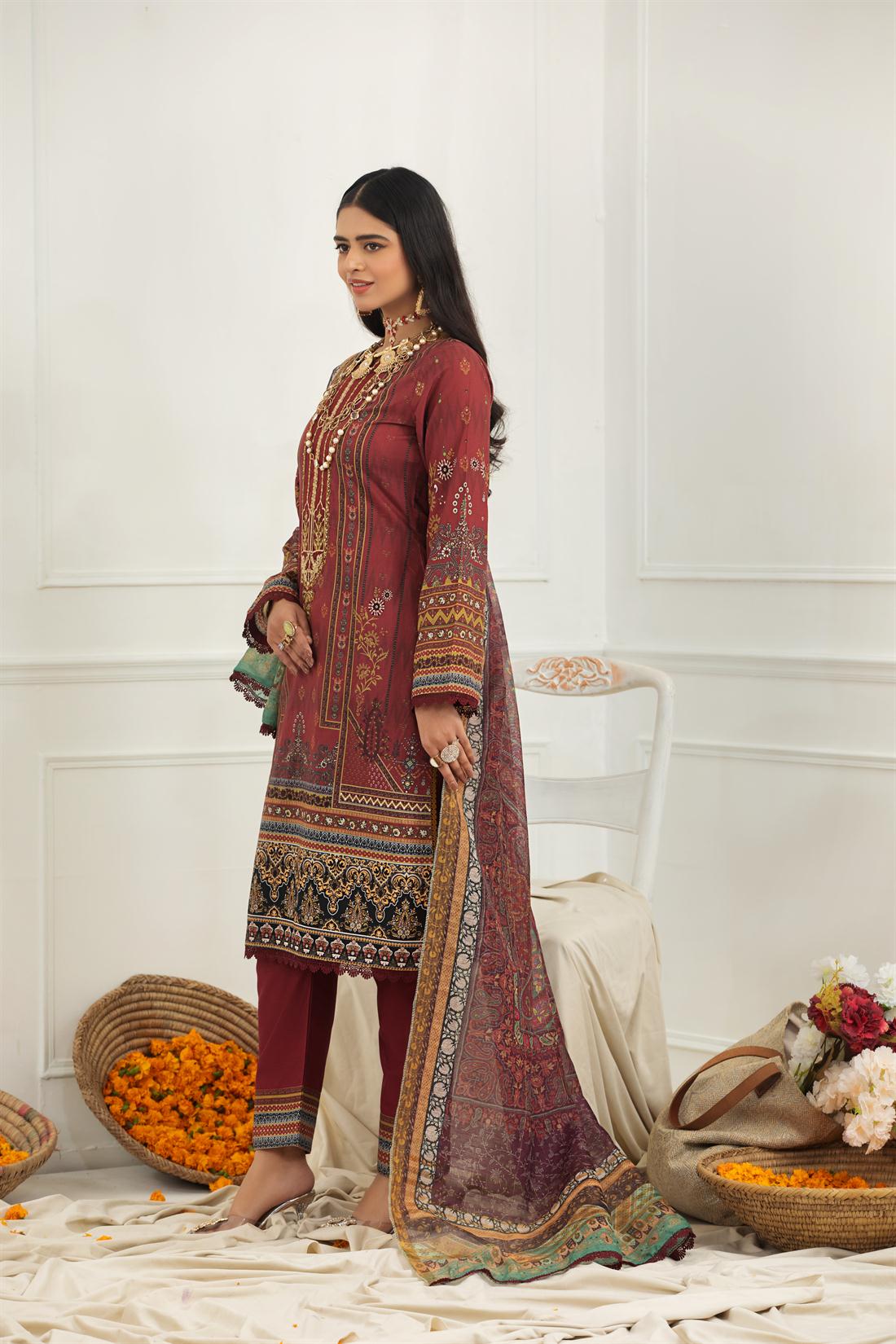 Pakistani Designer stitched women suit
