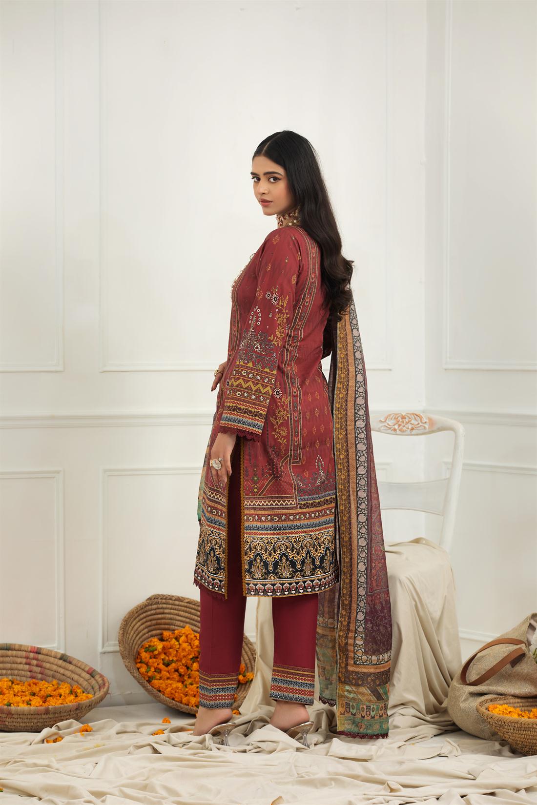 Pakistani Designer stitched women suit