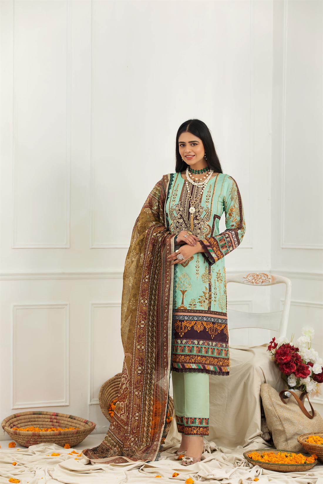 Pakistani Designer stitched women suit