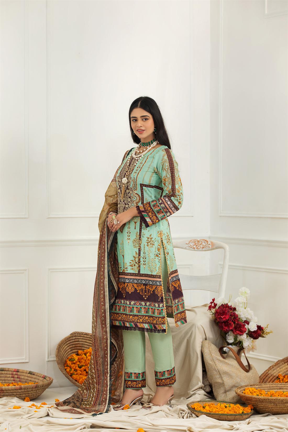 Pakistani Designer stitched women suit