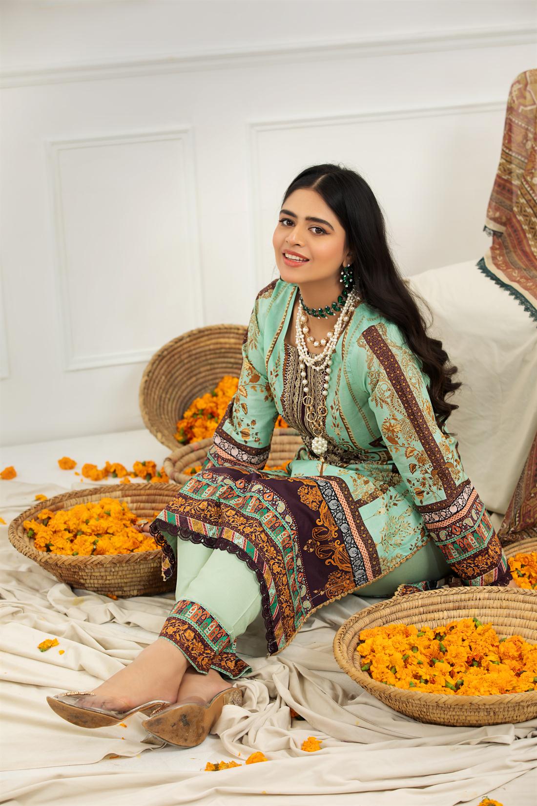 Pakistani Designer stitched women suit