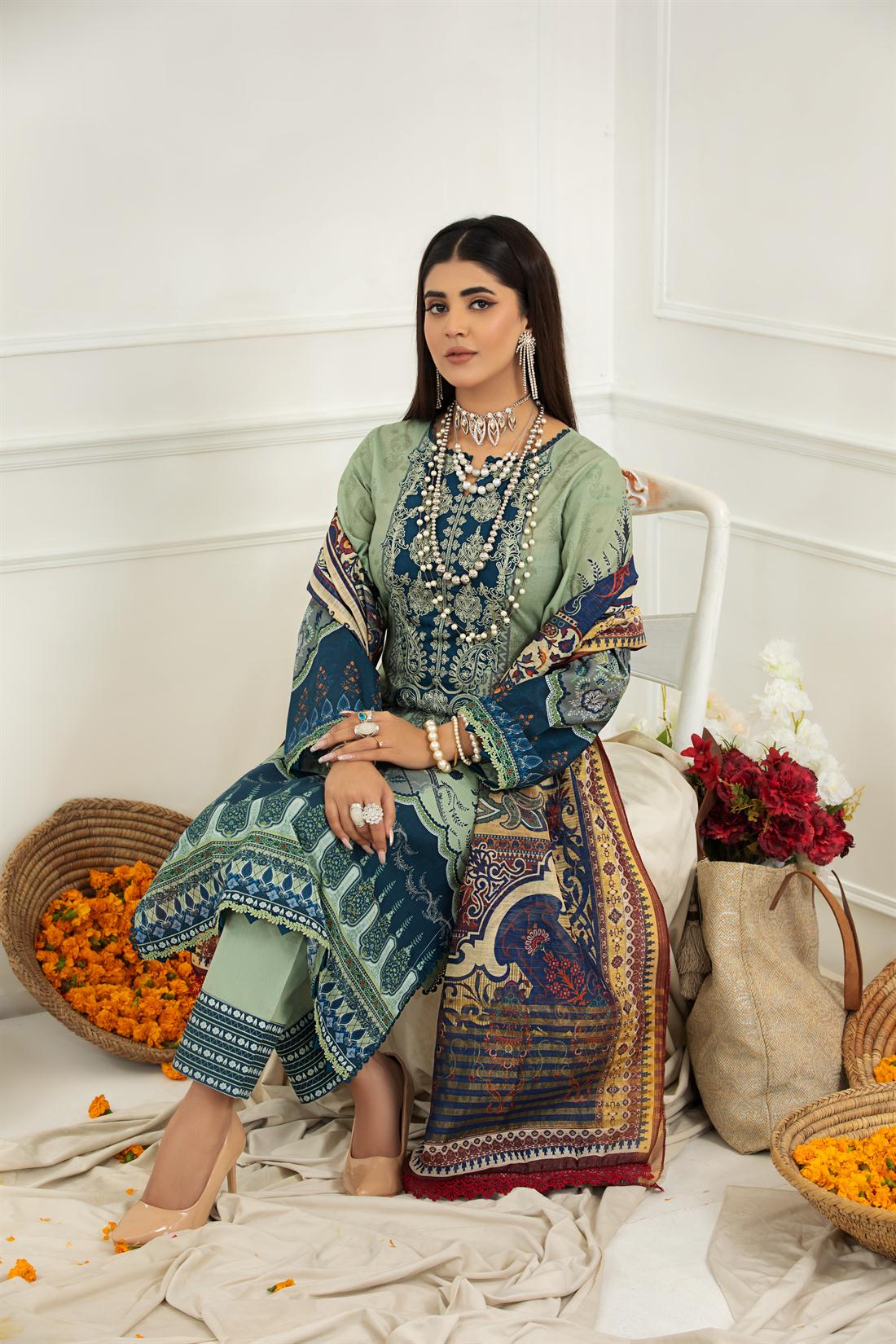 Pakistani Designer stitched women suit