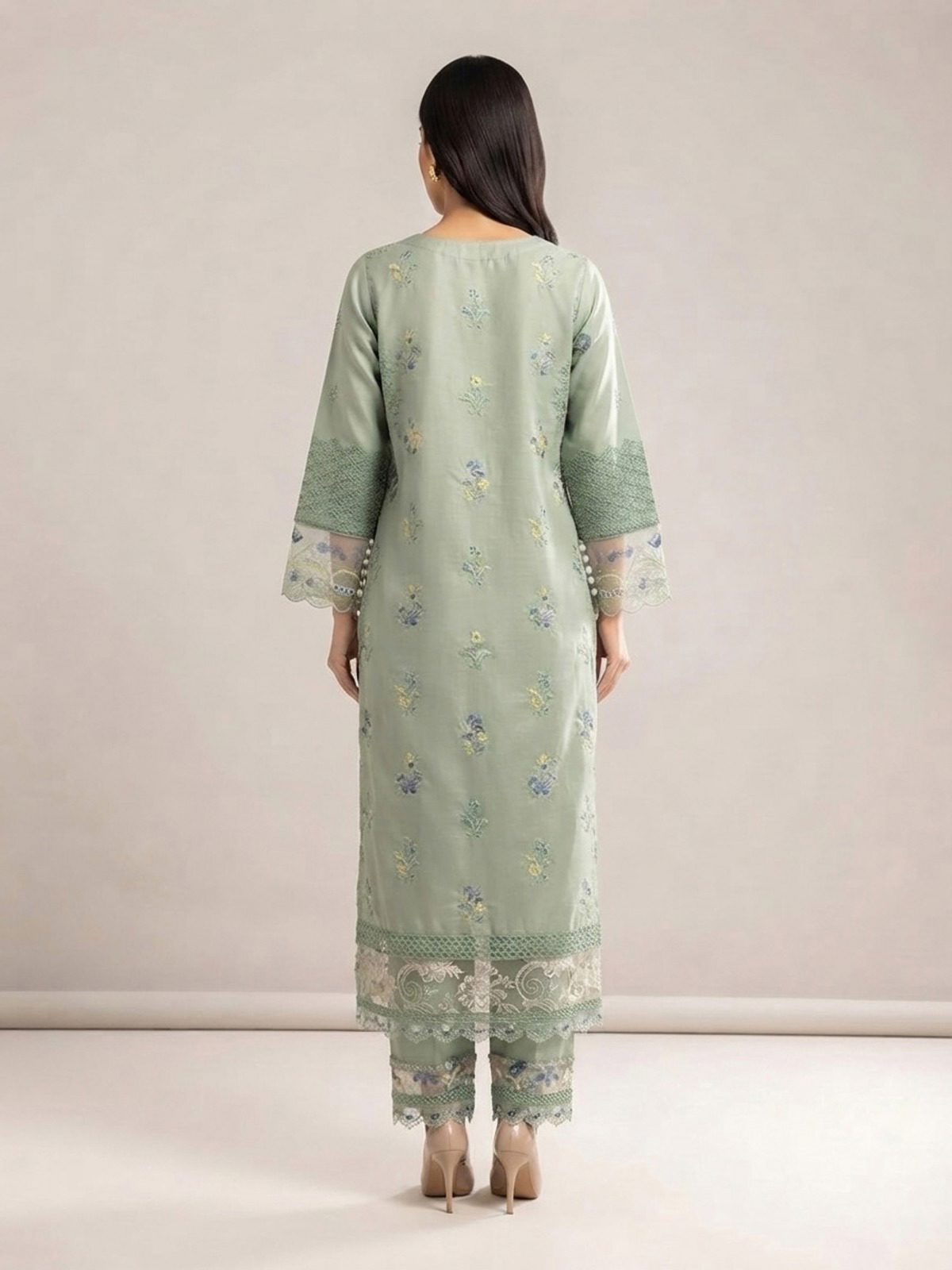 3pc dress with dupatta and trouser