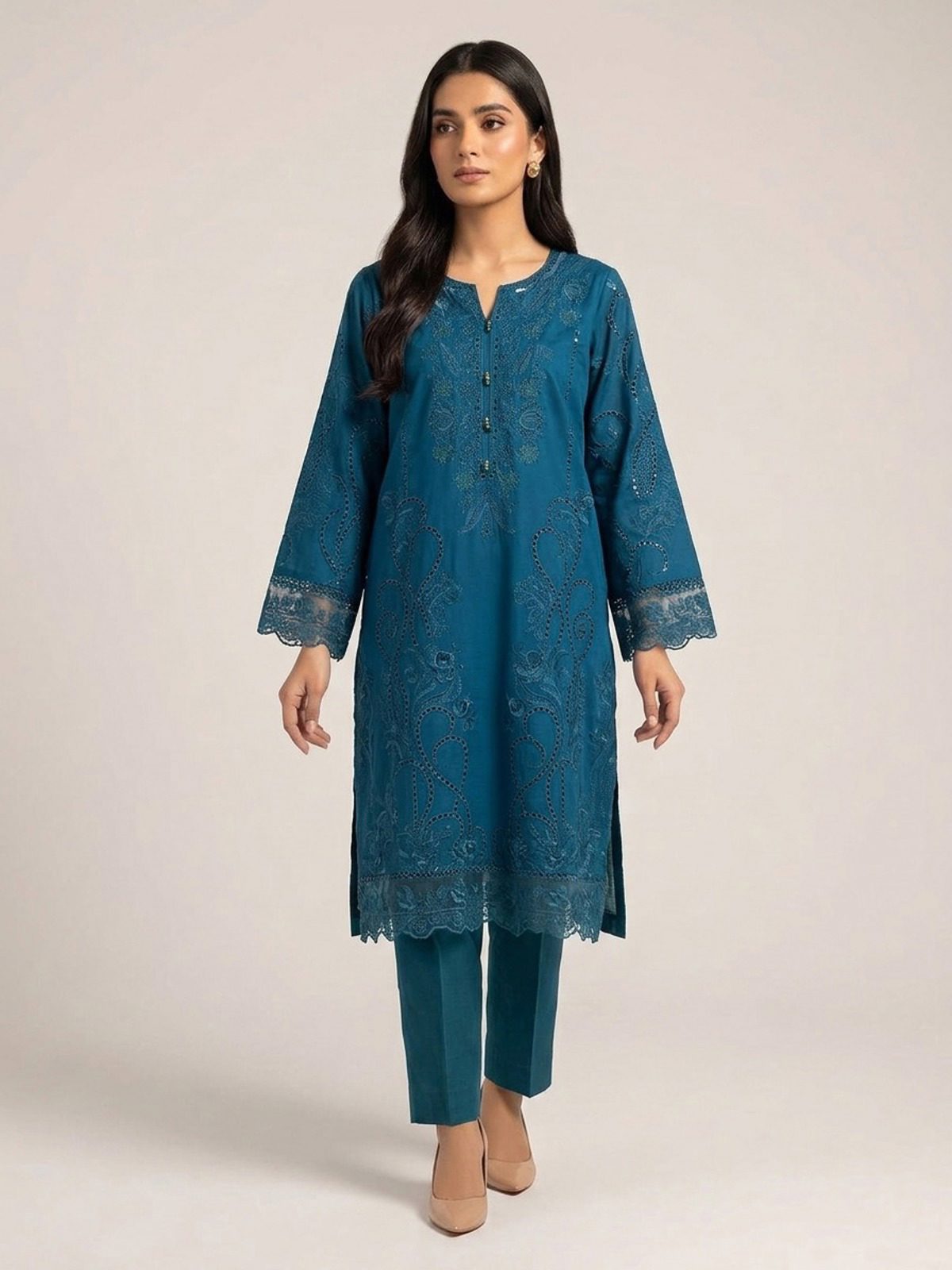 3pc dress with dupatta and trouser