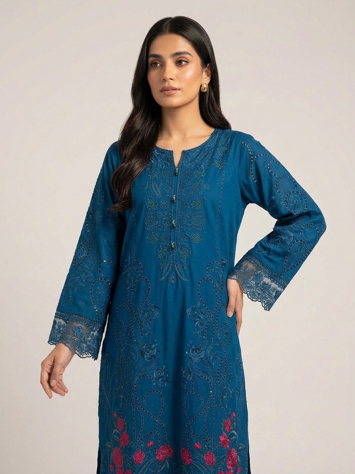 3pc dress with dupatta and trouser