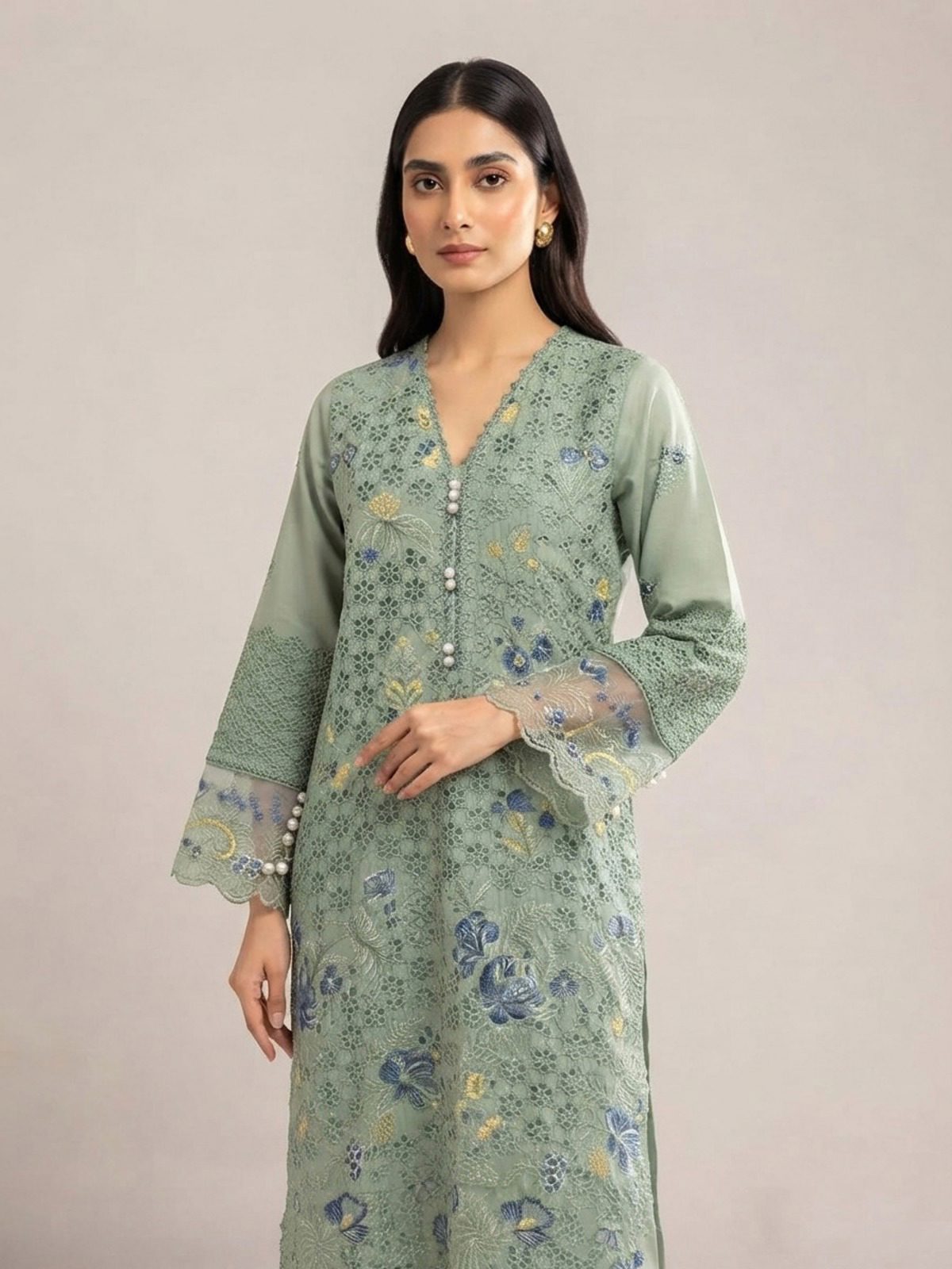3pc dress with dupatta and trouser