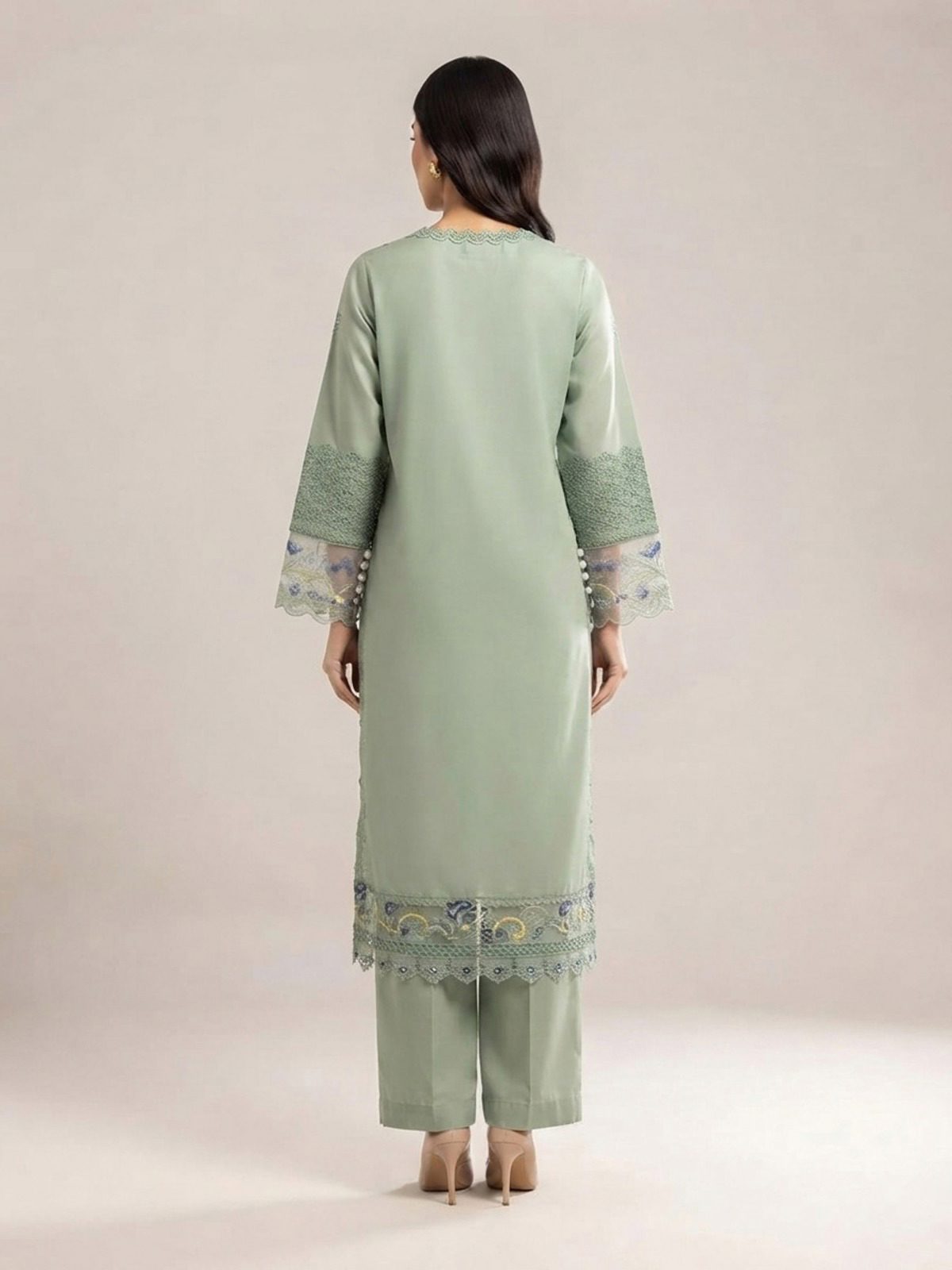 3pc dress with dupatta and trouser