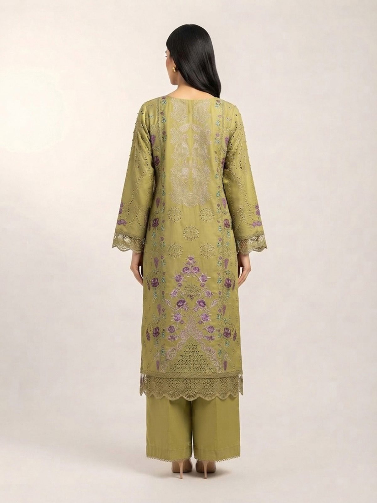 3pc dress with dupatta and trouser