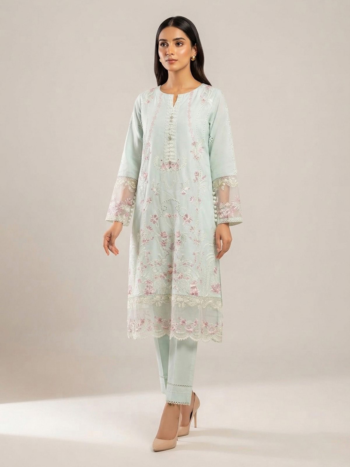 3pc dress with dupatta and trouser