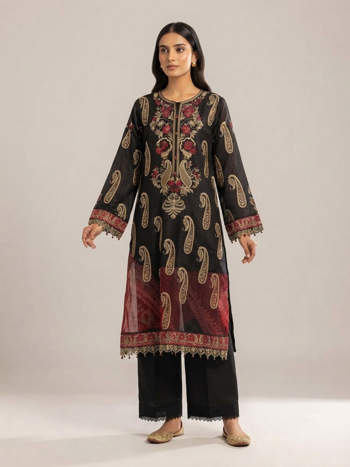 3pc dress with dupatta and trouser