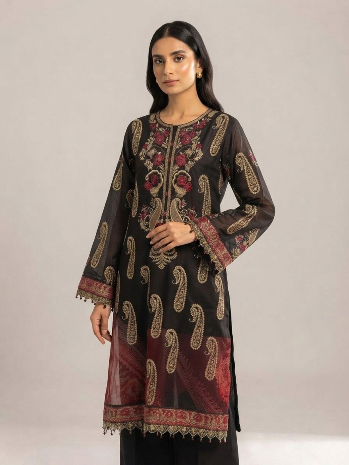 3pc dress with dupatta and trouser