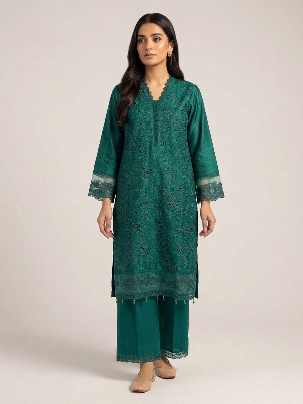 3pc dress with dupatta and trouser