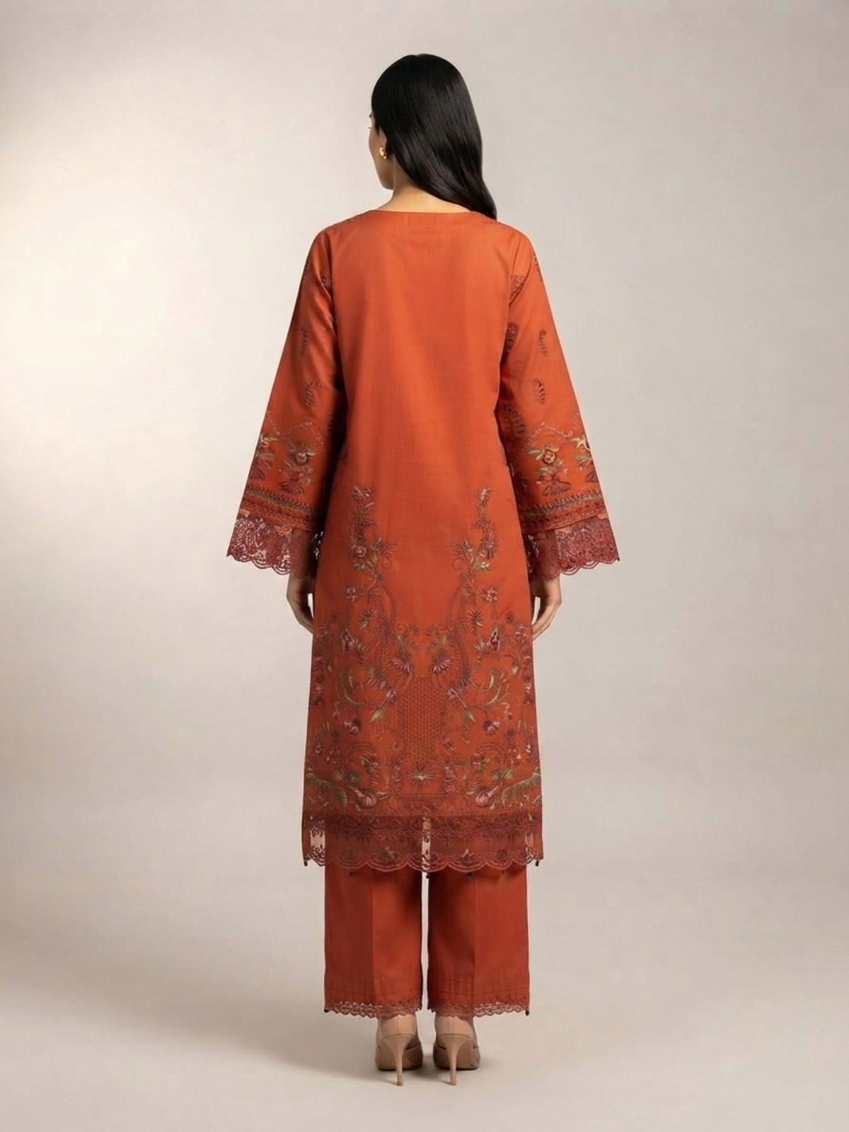 3pc dress with dupatta and trouser
