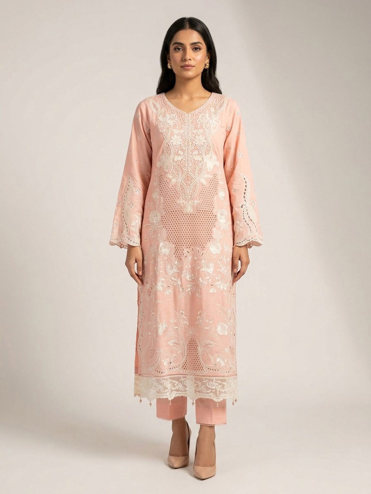 3pc dress with dupatta and trouser