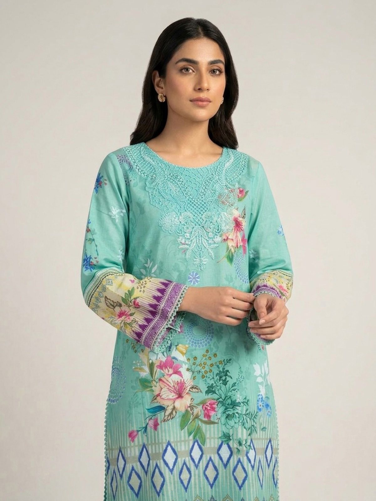 3pc dress with dupatta and trouser