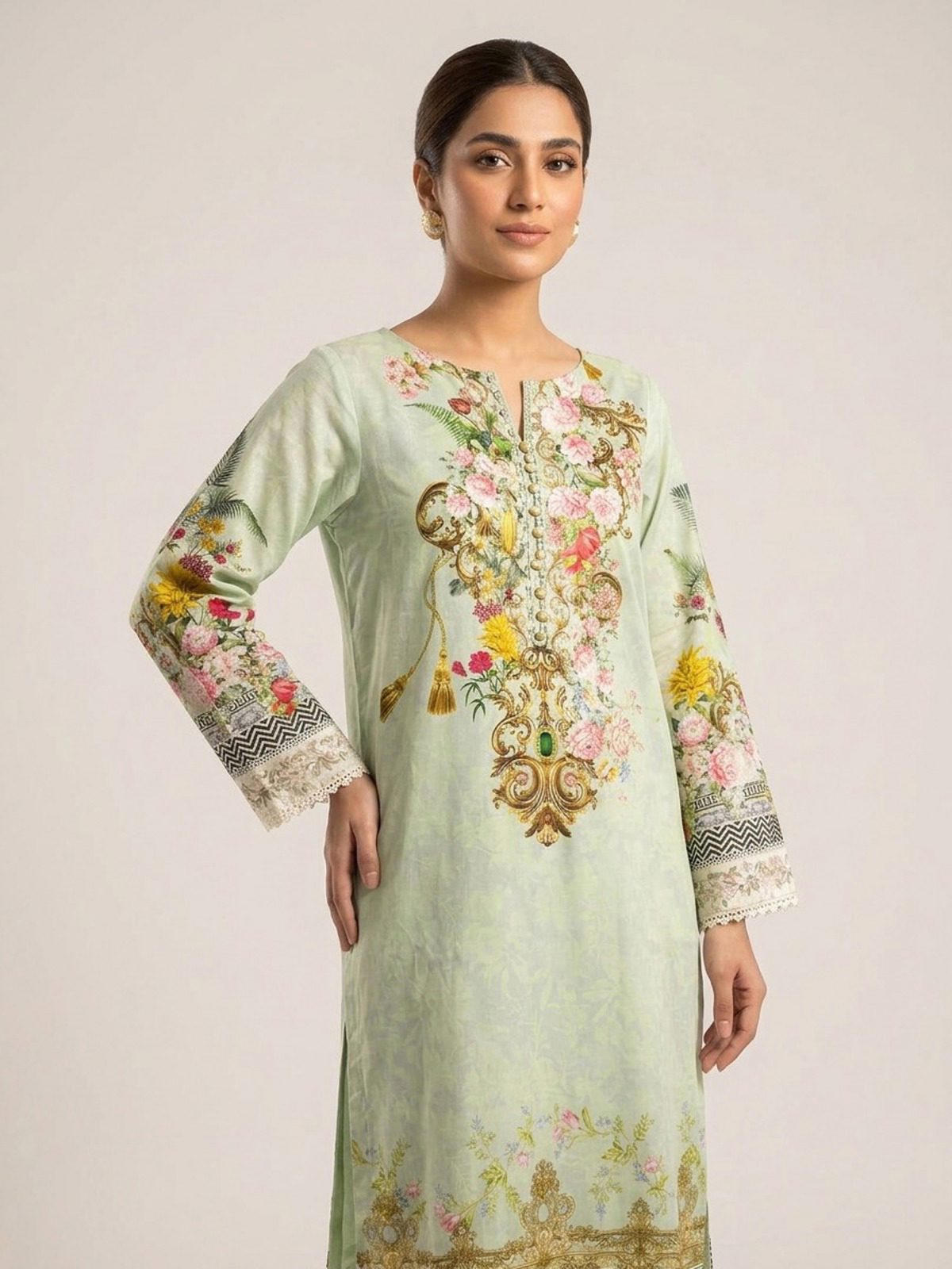 3pc dress with dupatta and trouser