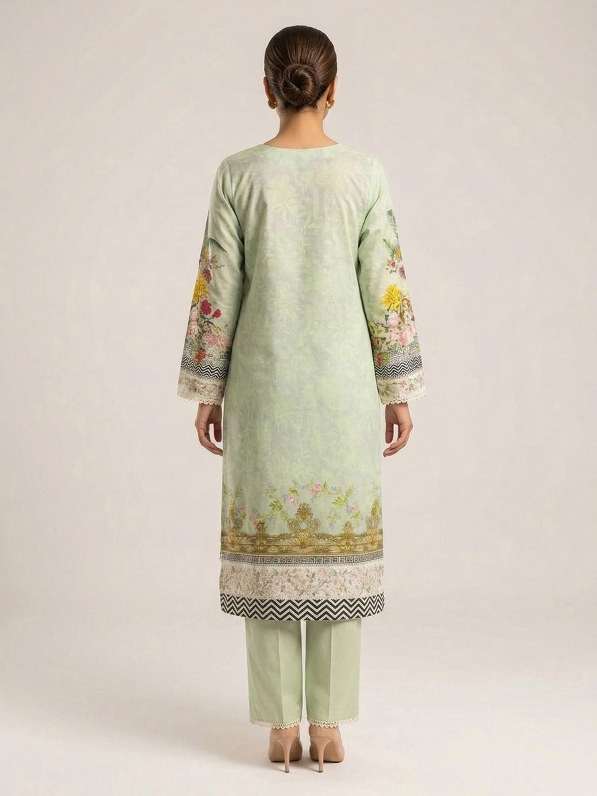 3pc dress with dupatta and trouser