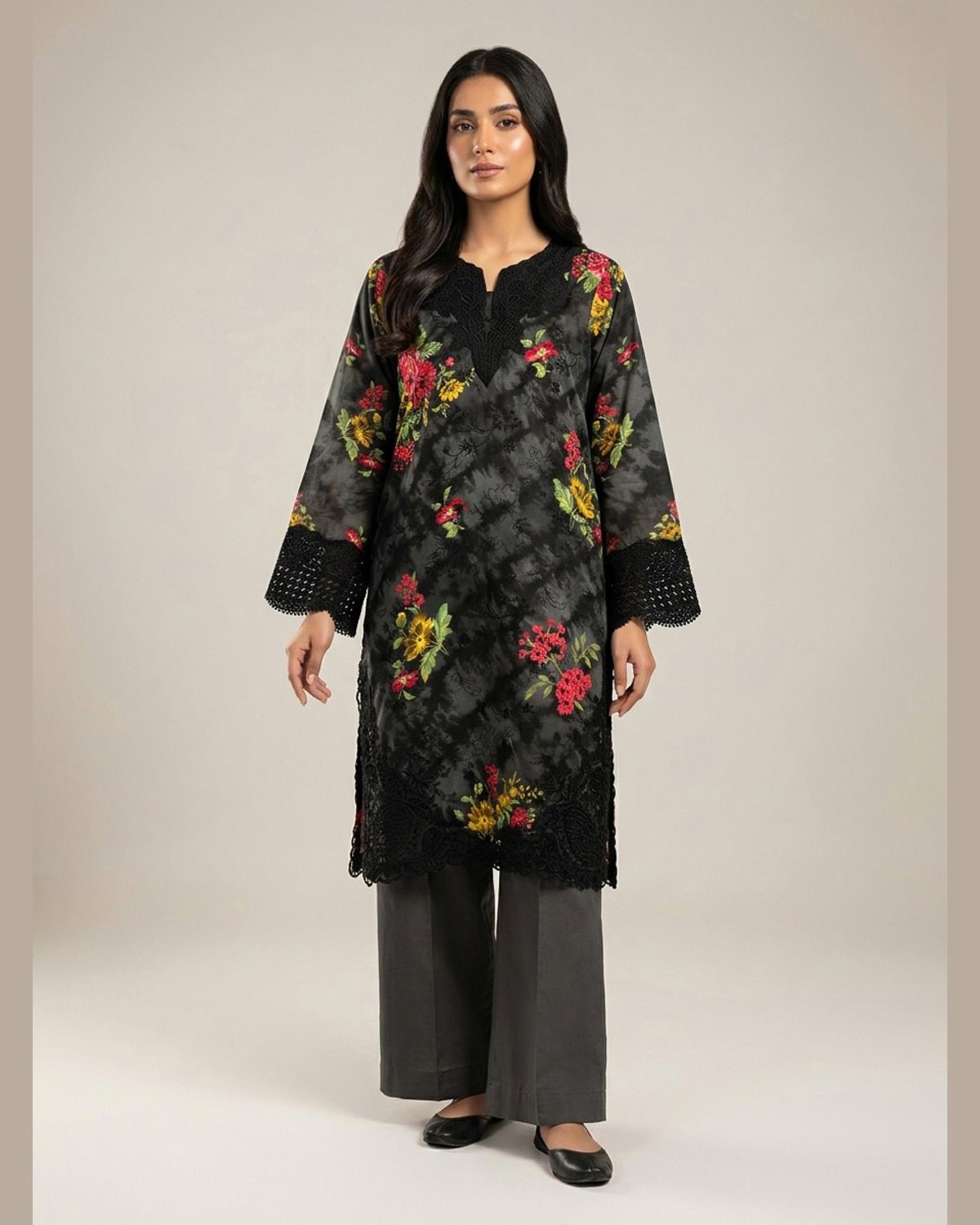 3pc dress with dupatta and trouser