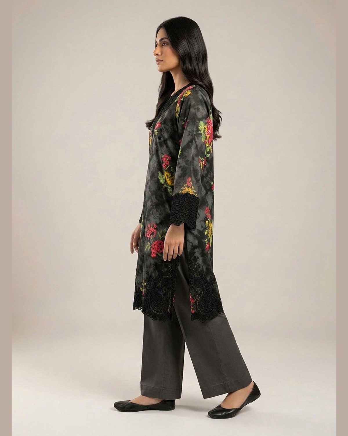 3pc dress with dupatta and trouser