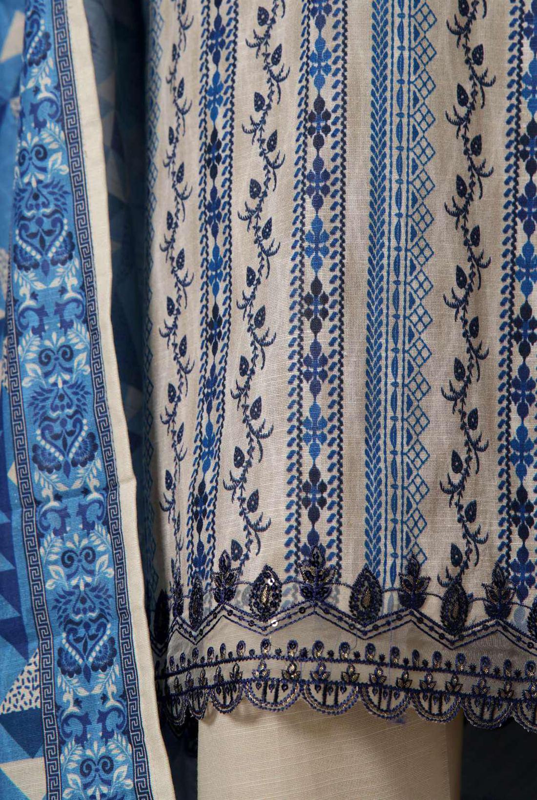 Women's Designer Collection SADABAHAR KHADDAR EMBROIDERED COLLECTION