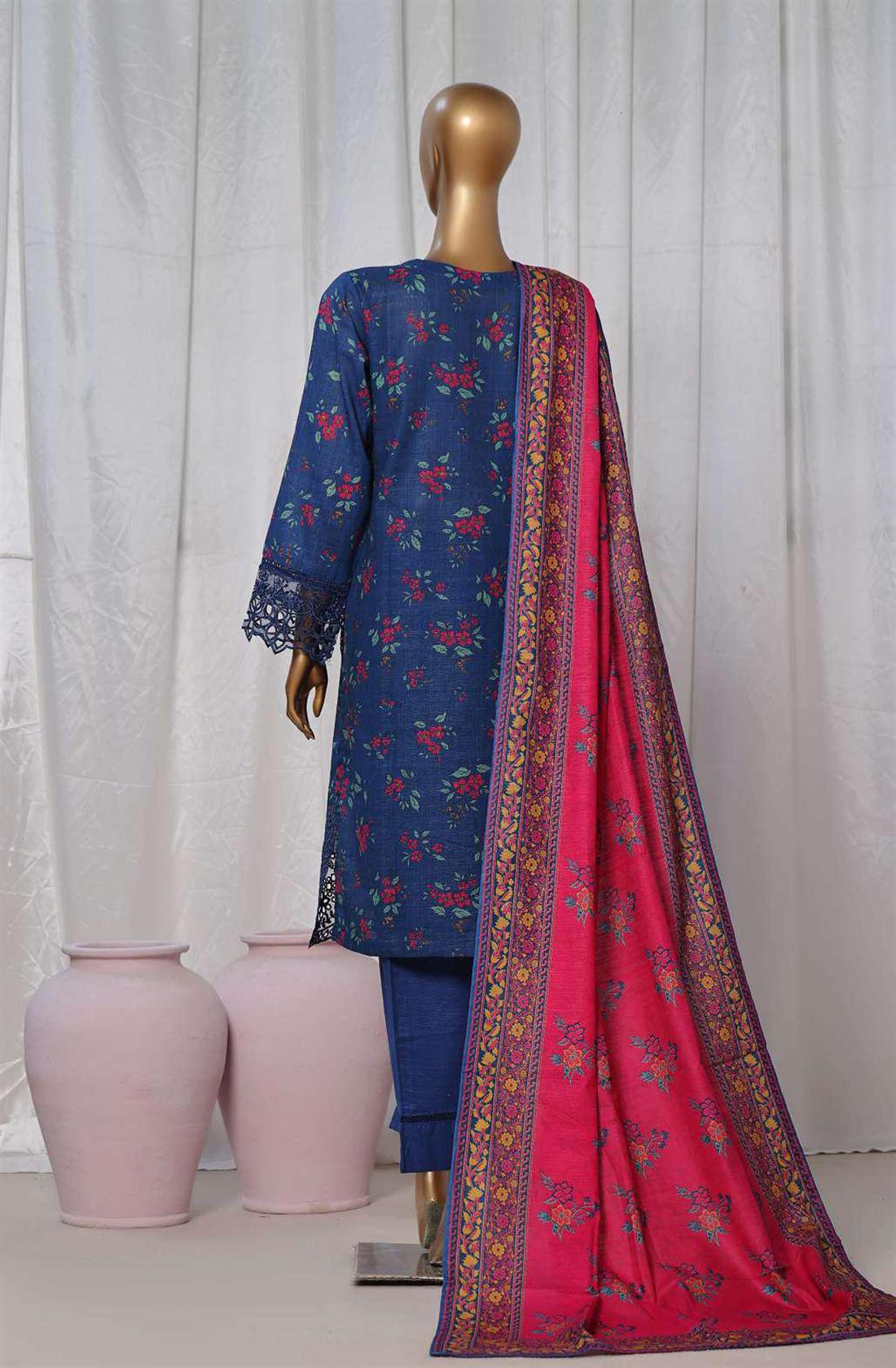 Women's Designer Collection SADABAHAR KHADDAR EMBROIDERED COLLECTION