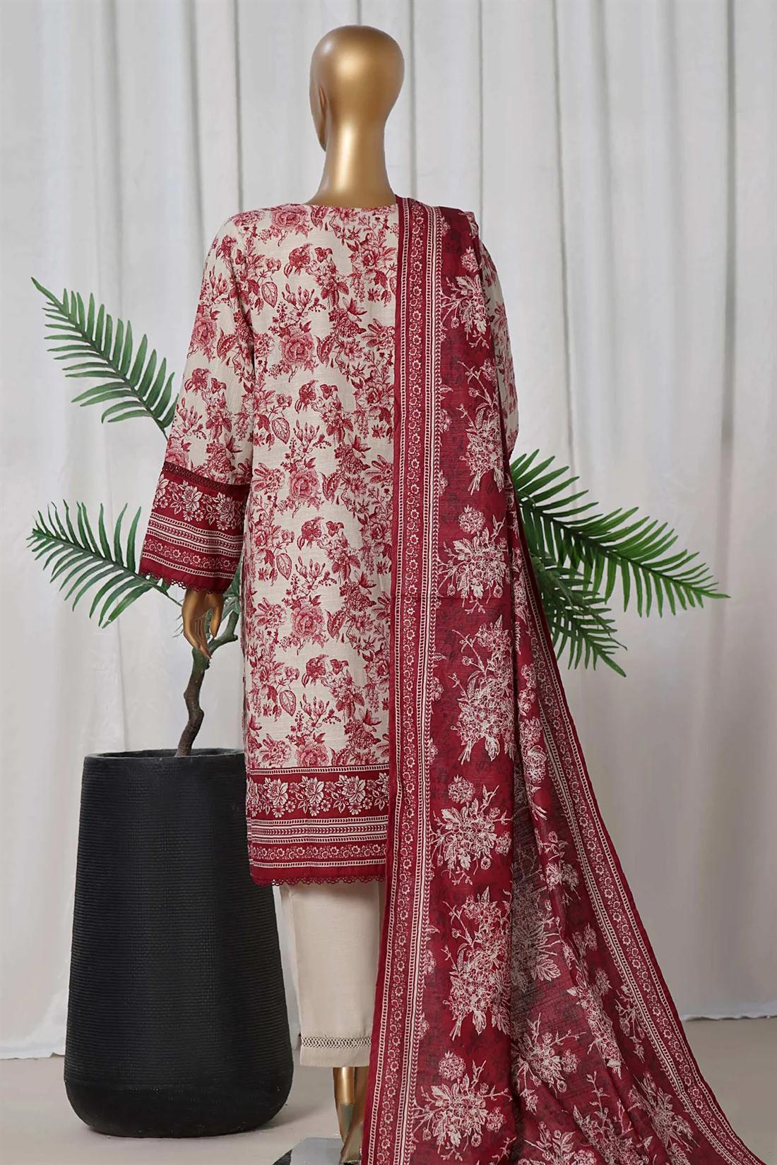 Women's Designer Collection SADABAHAR KHADDAR EMBROIDERED COLLECTION