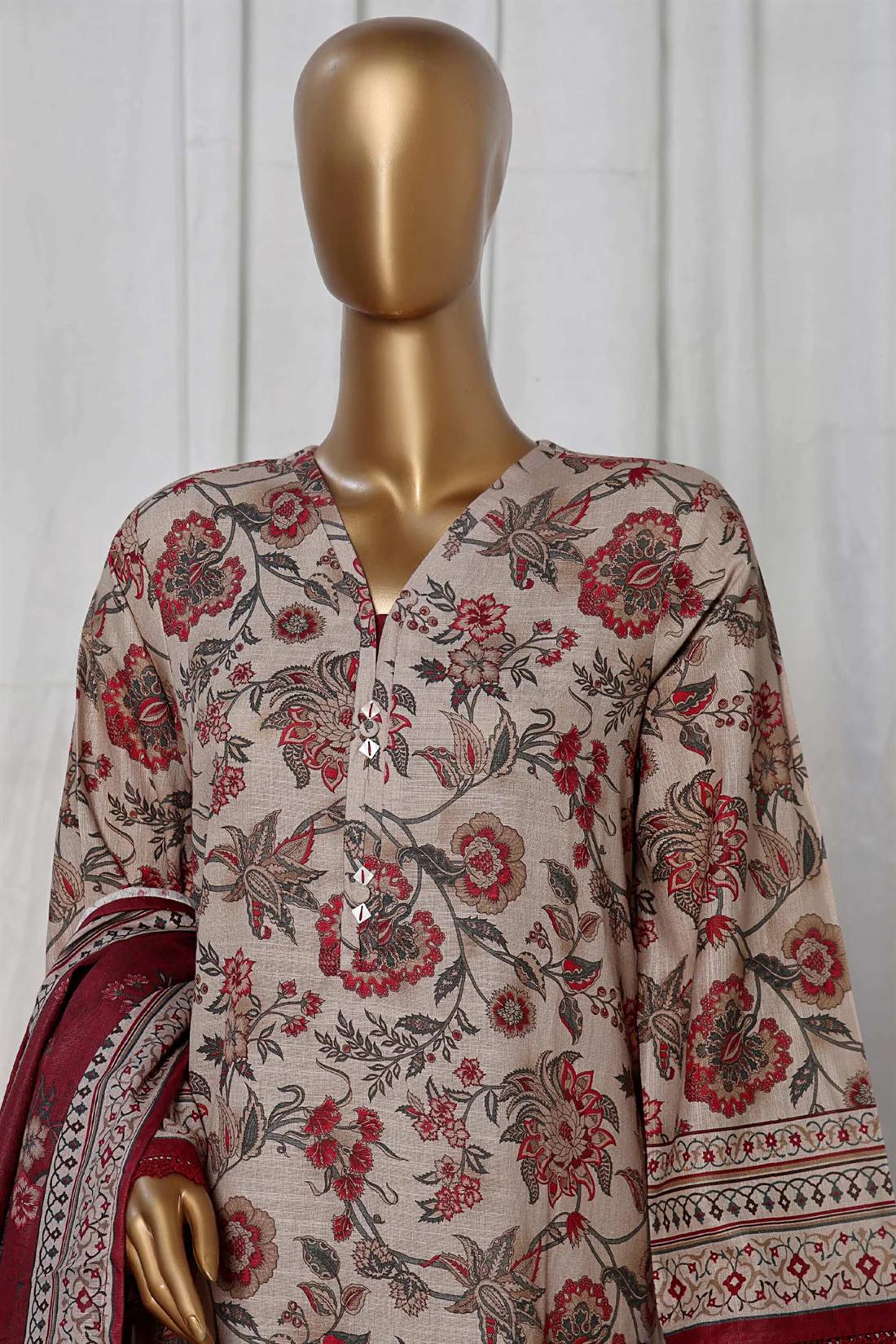 Women's Designer Collection SADABAHAR KHADDAR EMBROIDERED COLLECTION