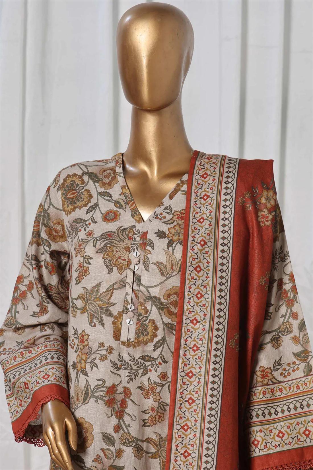 Women's Designer Collection SADABAHAR KHADDAR EMBROIDERED COLLECTION