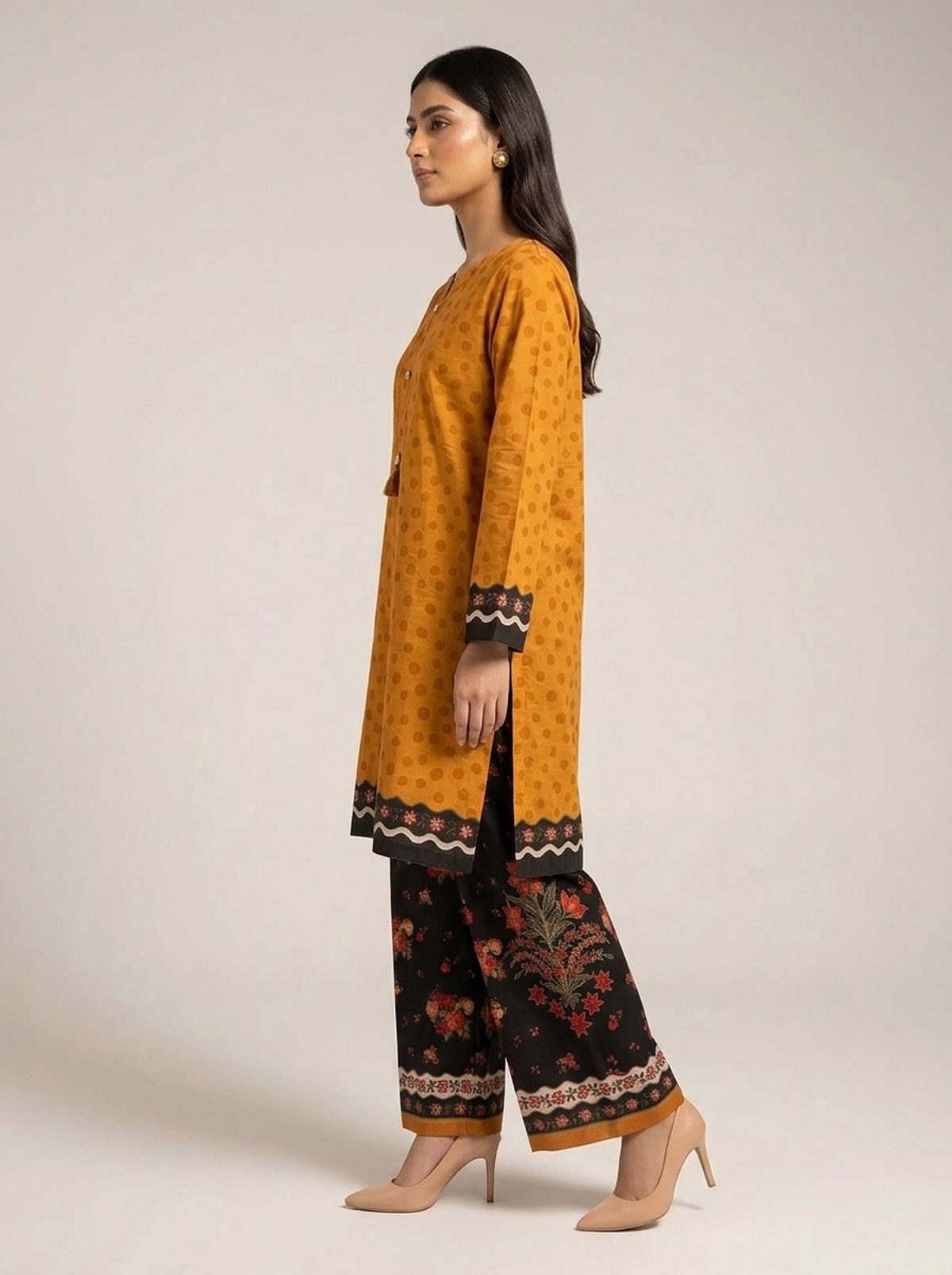 3pc dress with dupatta and trouser