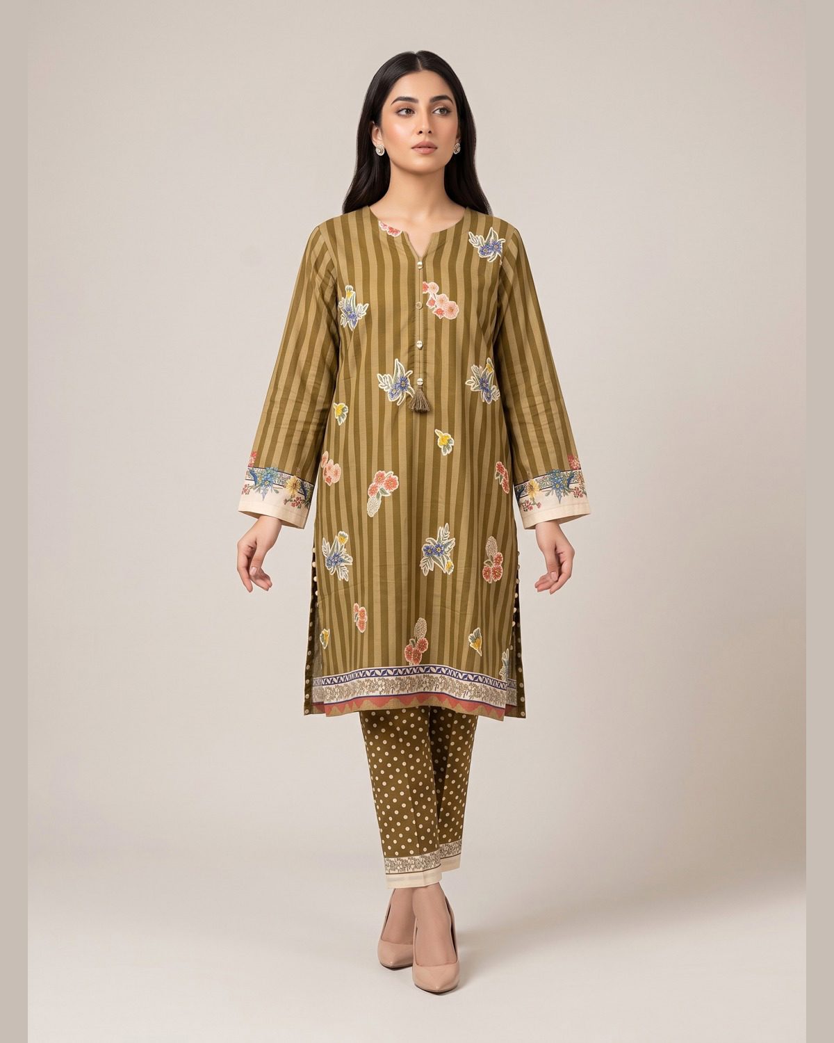 3pc dress with dupatta and trouser