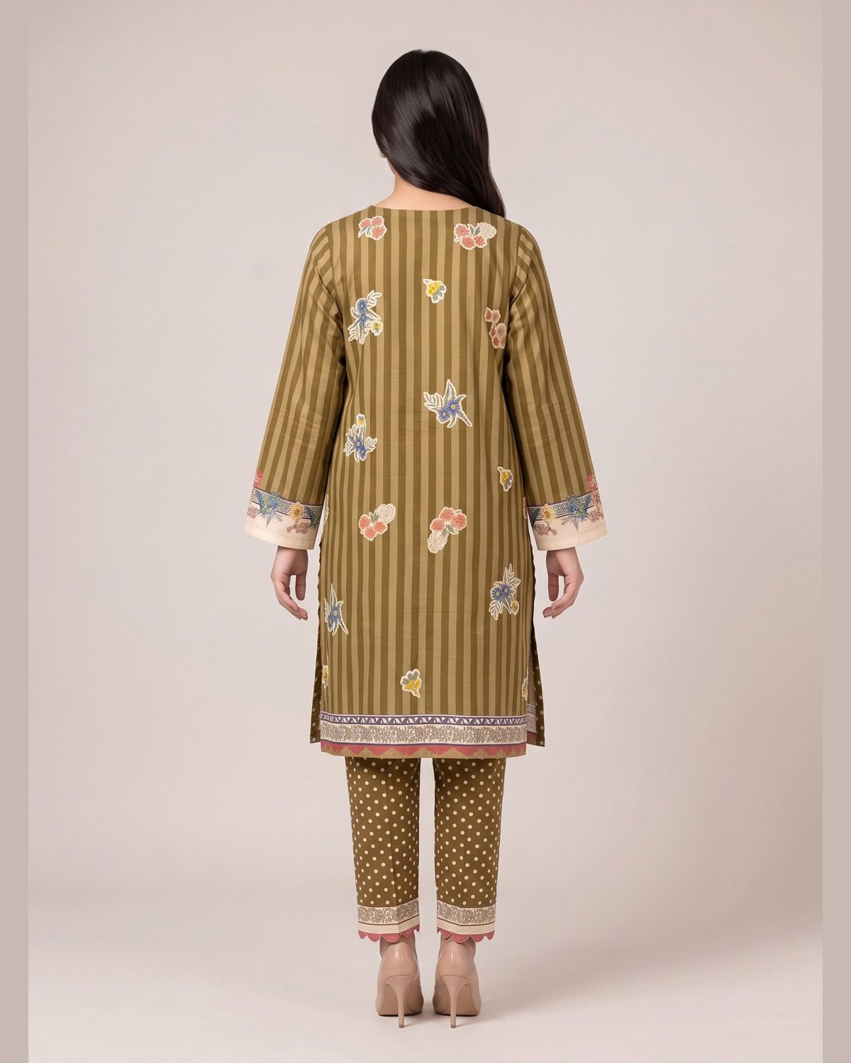 3pc dress with dupatta and trouser