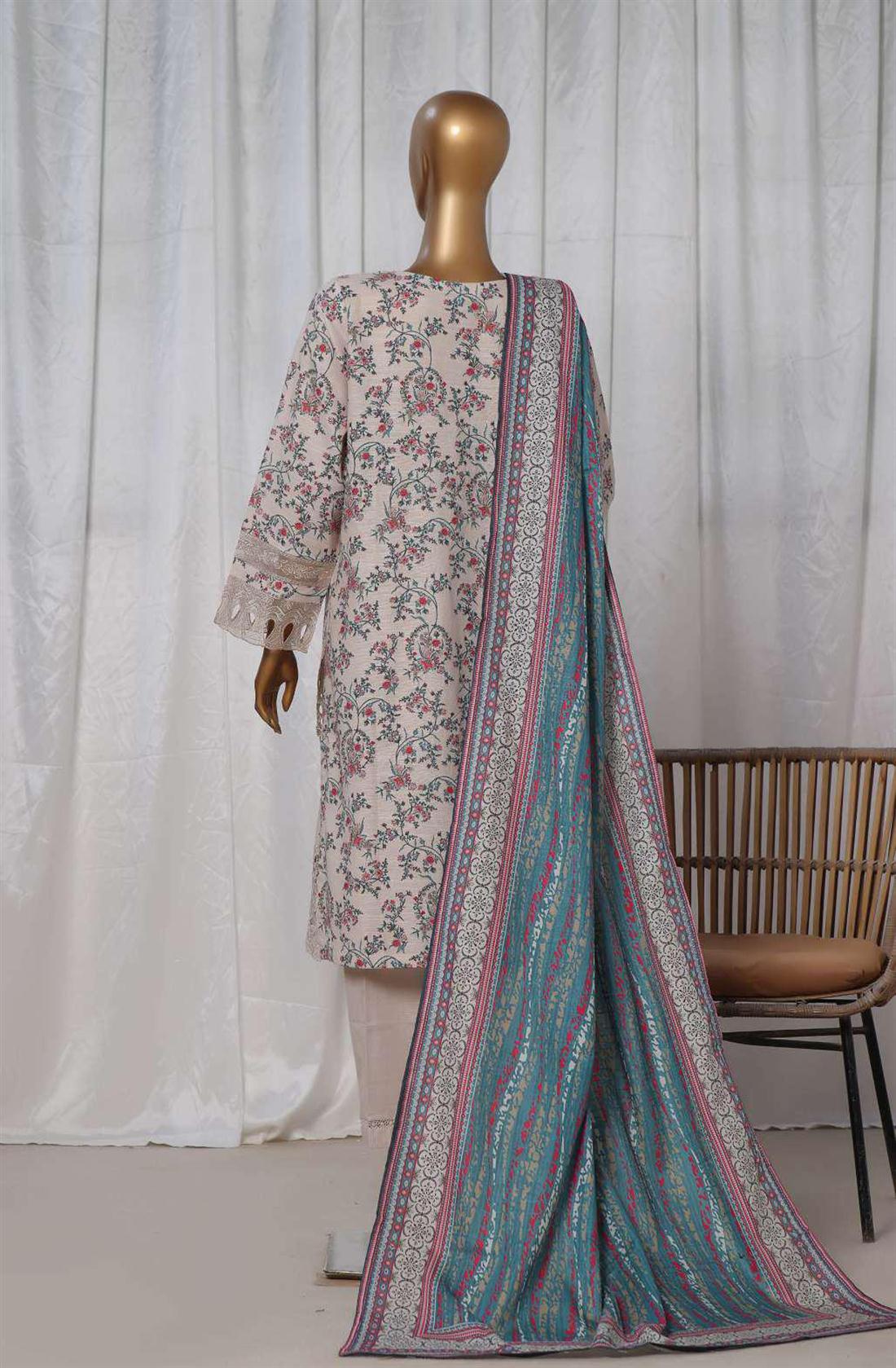 Women's Designer Collection SADABAHAR KHADDAR EMBROIDERED COLLECTION