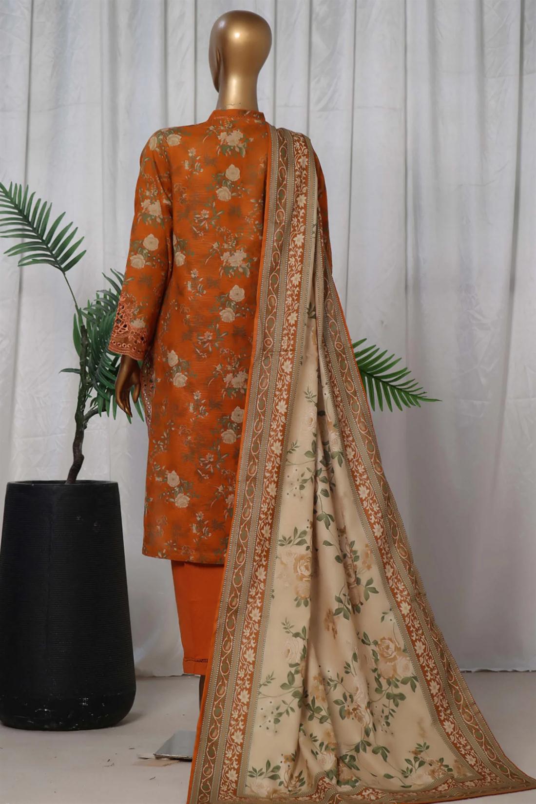 Women's Designer Collection SADABAHAR KHADDAR EMBROIDERED COLLECTION