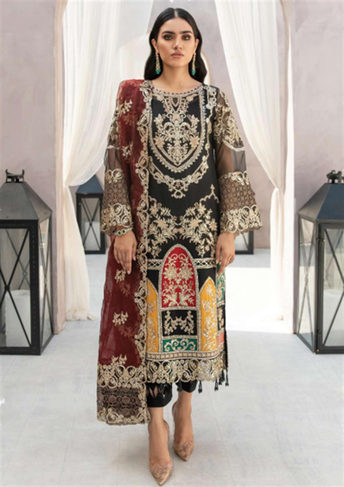 Embroidered Organza