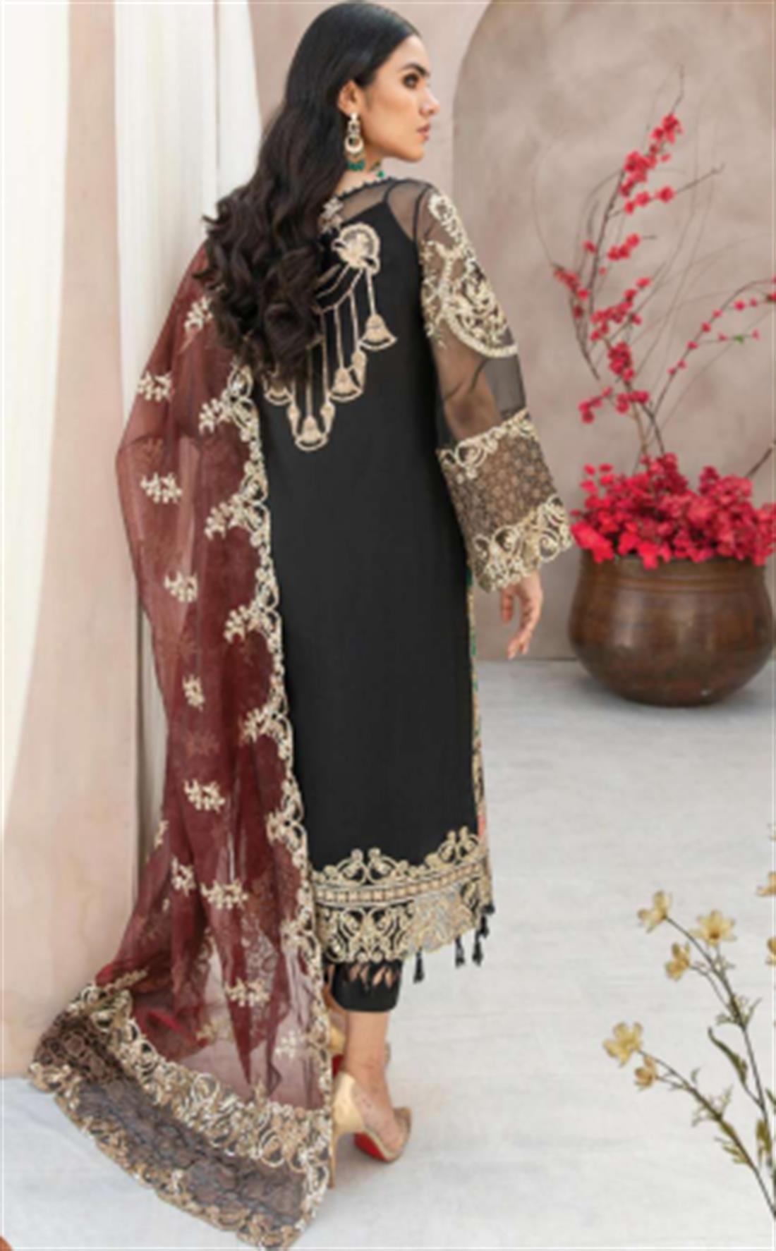 Embroidered Organza