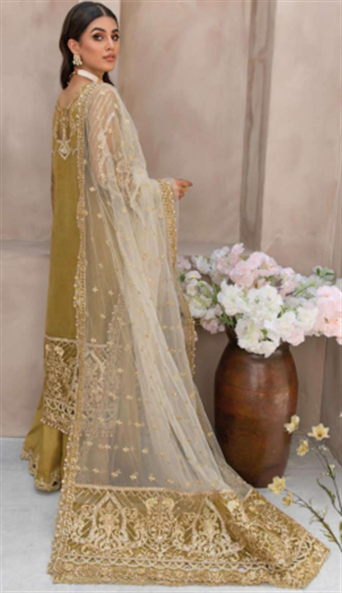 Embroidered Organza